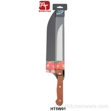 cuchillo de cocina con mango de madera